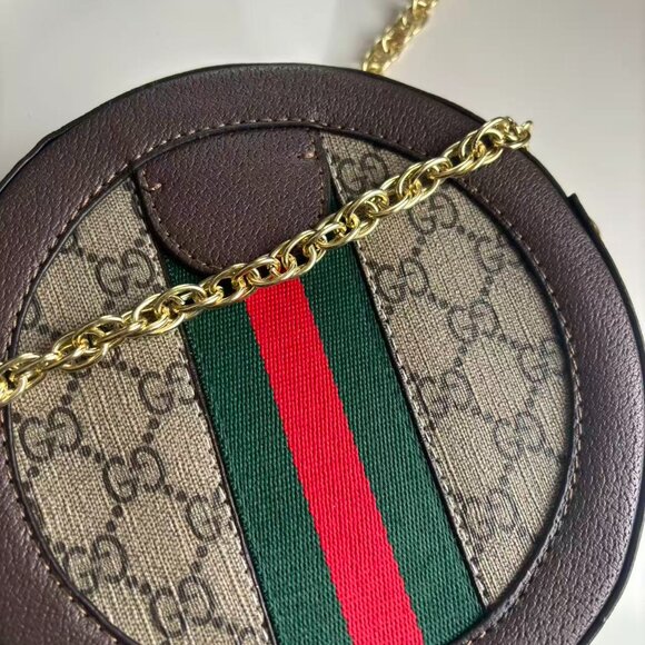 Gucci Crossbody Bag Shoulder Bag Brown - Picture 3 of 6